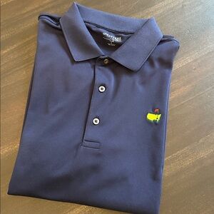 Navy blue Masters polo shirt